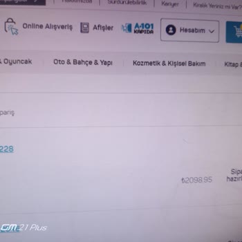 A101 Satışta Olup, Gelmeyen Ürün