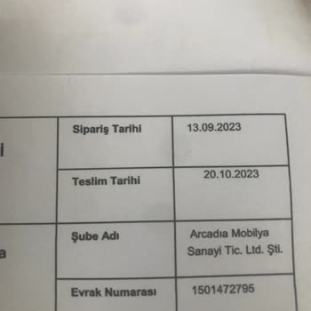 Kelebek Mobilya Parasını Ödediğim Halde Ürünler Hala Gelmedi