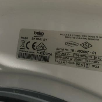 Beko Çamaşır Makinesi Şikayeti