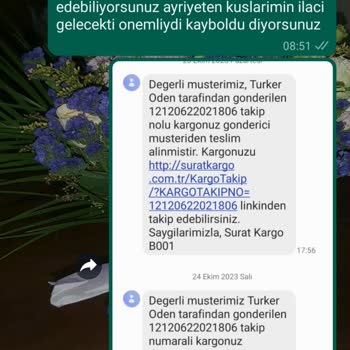 Sürat Kargo Geri Ödemeli Kargomu Kaybettiler