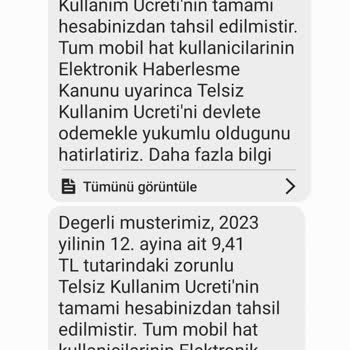 Vodafone Usulsüz İşlem Yapıyor.