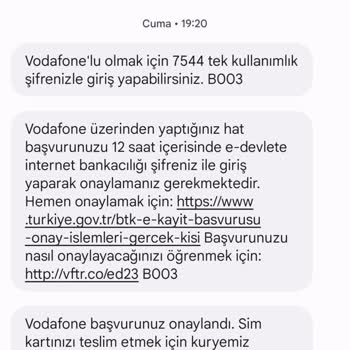 Vodafone Hat Taşıma Sorunu