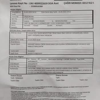 Lenovo Bilgisayar Lenovo Bozuk Bilgisayar :)