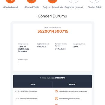 Aras Kargo Kargom Elime Ulaşmadı