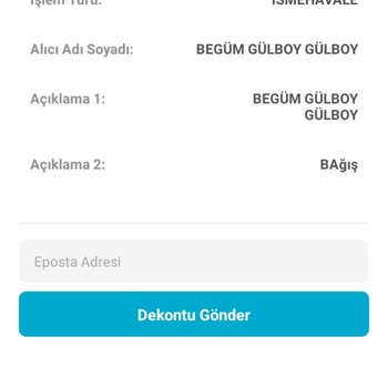 PTT Bank Para İade Talebi Oluşturulması
