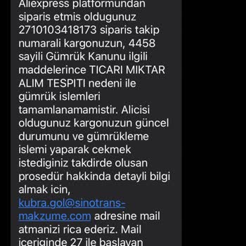 Sinotrans Makzume Lojistik Ürün Gümrükte Kaldı