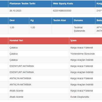 Sürat Kargo'nun Teslimat Sorunu