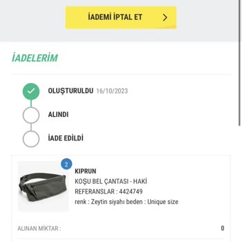 Decathlon İade Ettiğim Ürünlerin Akıbeti