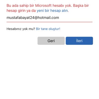 Hotmail Hesabımı Açamıyorum