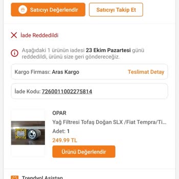 Trendyol İade Edilen Malzeme Geri Nasıl Bana Geliyor