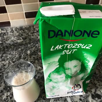 Danone Laktozsuz Süt Çamur Renginde