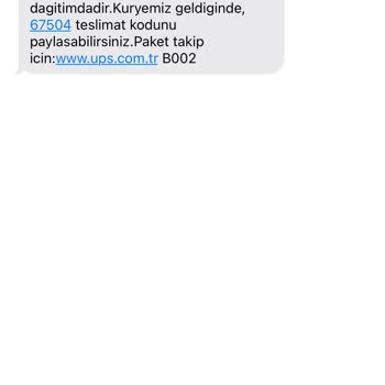 UPS Türkiye Ürünümü Dağıtıma Çıkardığı Halde 2 Haftadır Getirmiyor