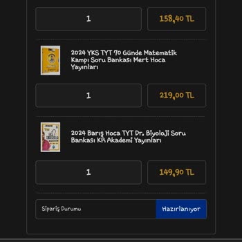 YKMkitap 12 Ekimde Verilen Kargom Gelmedi