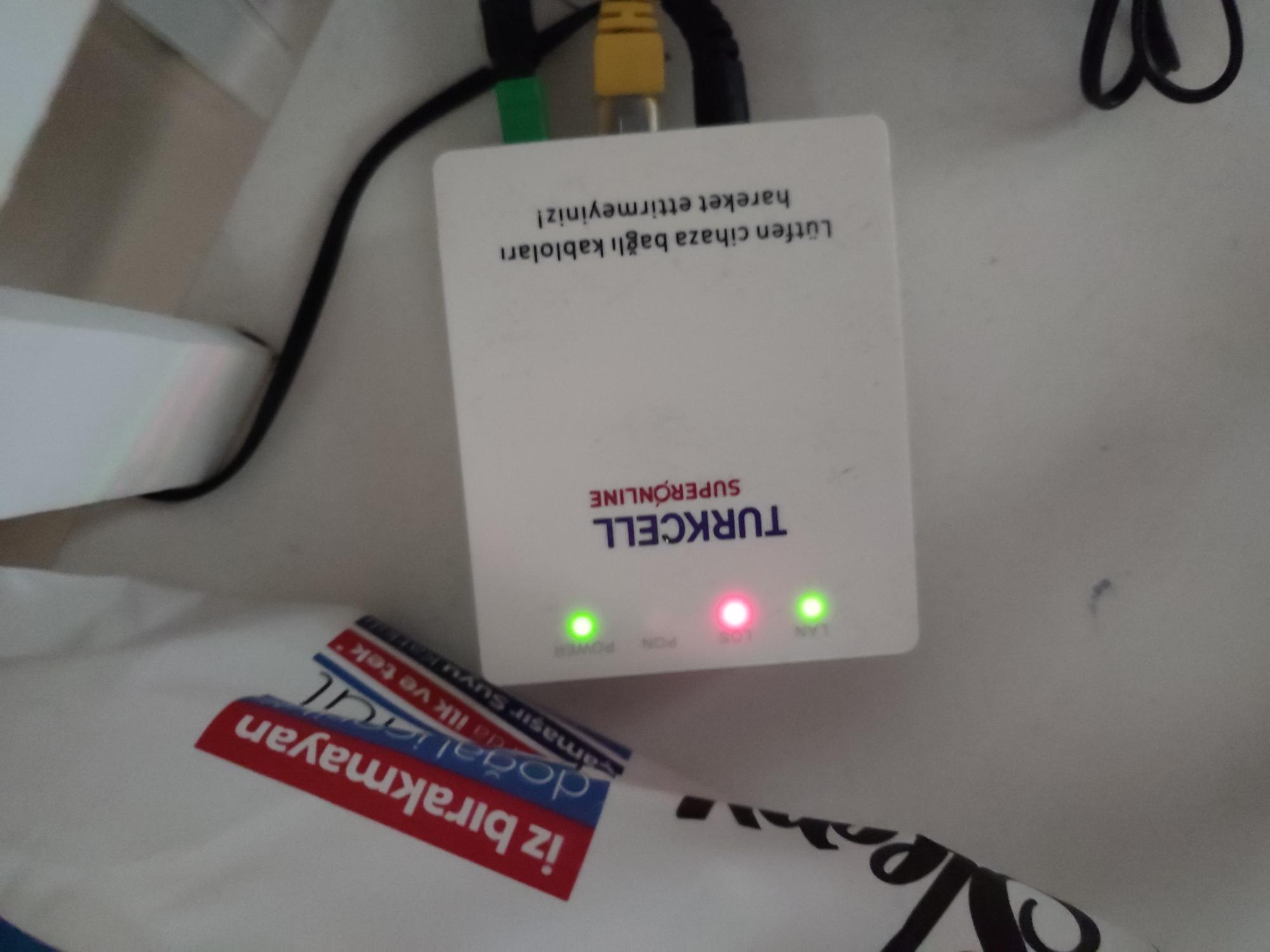 Turkcell Modem Los Işığı Kırmızı Yanıyor Şikayetvar