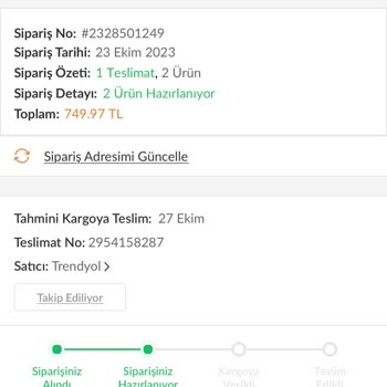 Trendyol Kargoları Vaktinde Yola Çıkmıyor