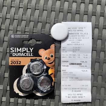Şok Marketler Duracell 2032 Pillerin Arızalı Çıkması