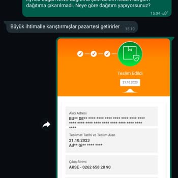 MNG Kargomu Başka Yere Bırakılmış Habersiz.