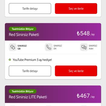 Vodafone Tarife Bitiminde Fahiş Fiyat Artışı