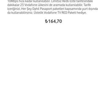 Vodafone Tarife Bitiminde Fahiş Fiyat Artışı