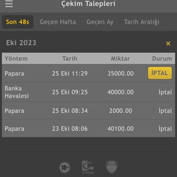 Tempobet Para Çekme İşlemi