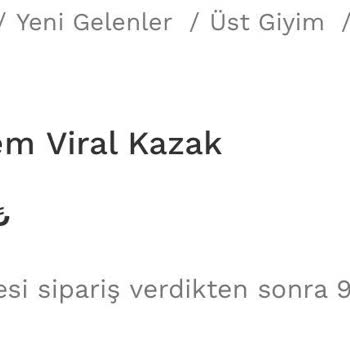 Öykü Fashion 1 Aydır Siparişimi Kargoya Vermiyor