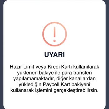 Turkcell Paycell İbana Para Aktarmama