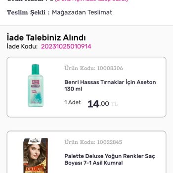 Gratis Siparişim Talebim Dışında 35 Gün Sonra İptal Edildi!