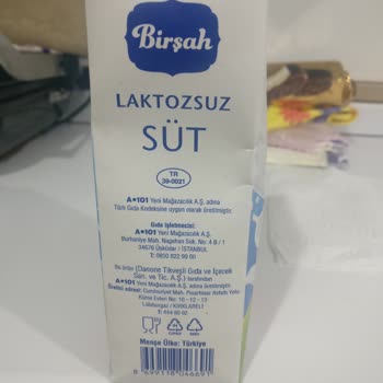 A101 Birşah Laktozsuz Süt Bozuk Çıktı