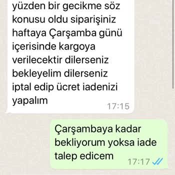 Nare Giyim Ürün İadesi Ve İletişim Sorunu