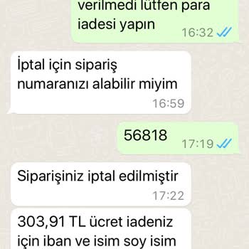 Nare Giyim Ürün İadesi Ve İletişim Sorunu