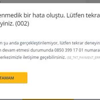 Pegasus Hava Yolları Ödeme Yapılamaması Ve Fazla Para İstenmesi