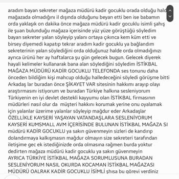 İstikbal Mağazasından Aldığım Ürünlerde Sorun Yaşıyorum!