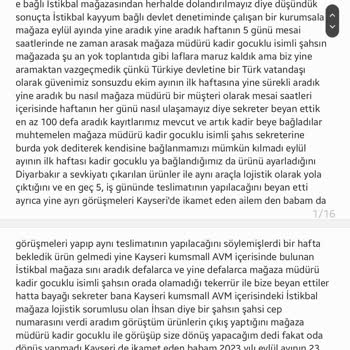 İstikbal Mağazasından Aldığım Ürünlerde Sorun Yaşıyorum!