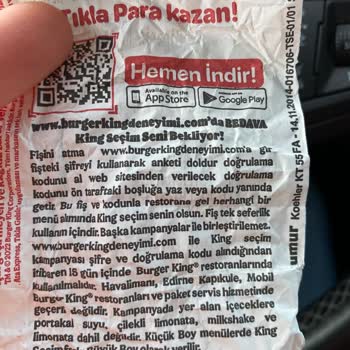 Burger King Anket Kampanyası Aldatmacısı