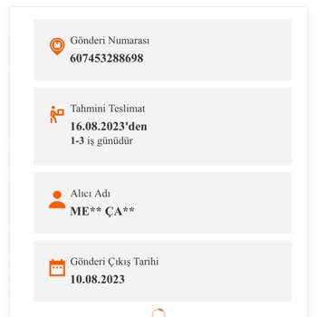 MNG Kargo Tarafıma Ödenmeyen Tanzim Talebi