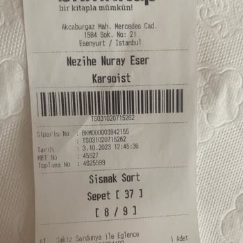 BKM Kitap Siparişi Mağduriyet