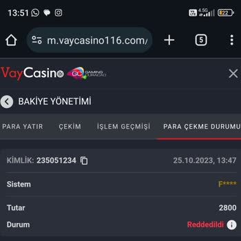 Vaycasino Pişmanlık Kazanınca Hep Çekim İptali