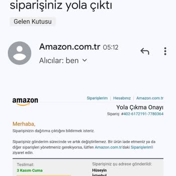 Eski Amazon Hesabım Ele Geçirildi.
