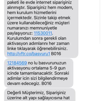 Vodafone Net'in İnternet Başvurumu Umursamaması!