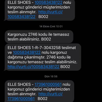Elle Ayakkabı Ayakkabı Siparişimde Sorun