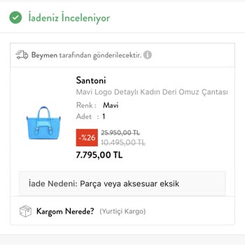 Beymen Online İade Sorunu