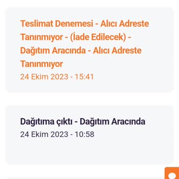 Casper Nirvana Casper Kargo Şirketine Bilgilerimi Eksik Bir Şekil İletmiş