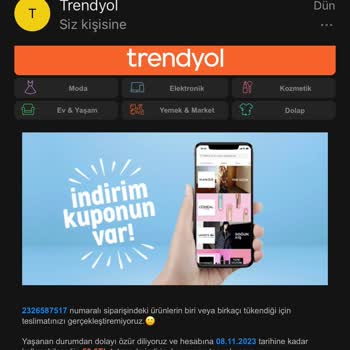 Trendyol Kuponumu Nedensiz İptal Etti