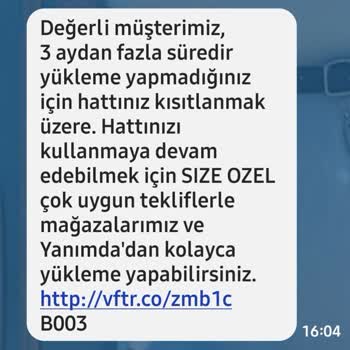 Vodafone 6 Aylık Paket Satıyor Ama Kullandırmıyor