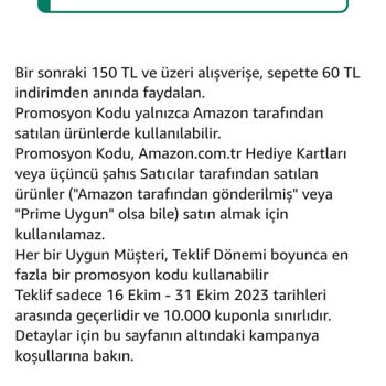 Amazon Kuponlar Kullandırılmıyor! Sistemden Siliniyor!