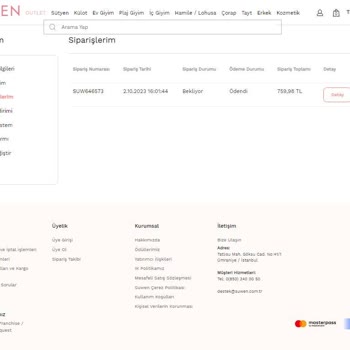 Suwen 23 Gündür Siparişin Gönderilmemesi