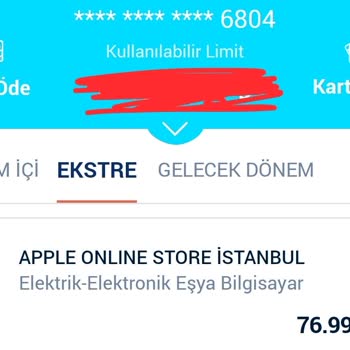 Halkbank Apple İade Provizyon Sorunu