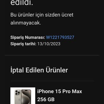 Halkbank Apple İade Provizyon Sorunu