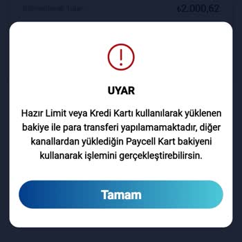 Paycell. Hazır. Limit İle İlgili