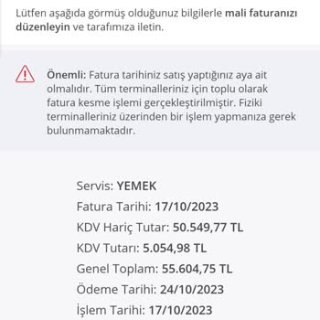 Sodexo Kesilen Faturayı Gününde Ödemiyor.